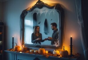 Read more about the article Sådan skaber du et uhyggeligt spejl til halloween pynt til hjemmet